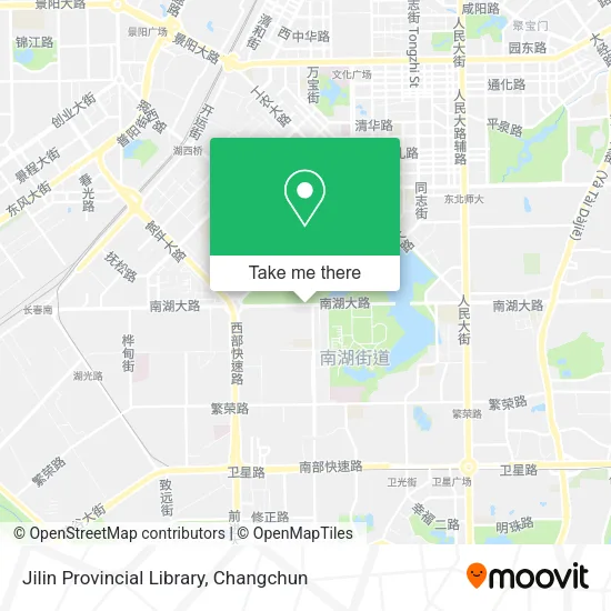 Jilin Provincial Library map