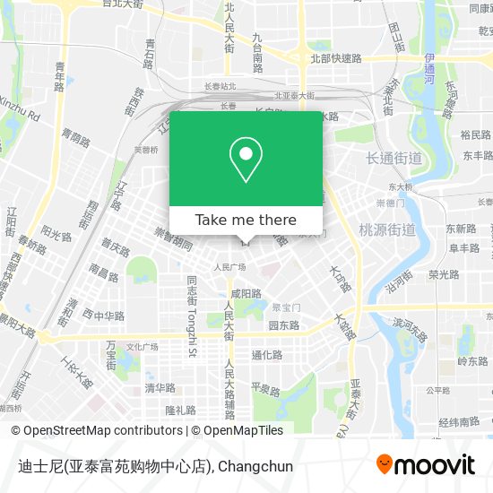 迪士尼(亚泰富苑购物中心店) map