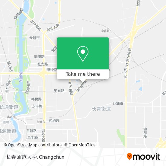 长春师范大学 map