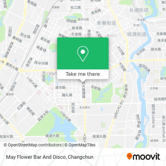 May Flower Bar And Disco map