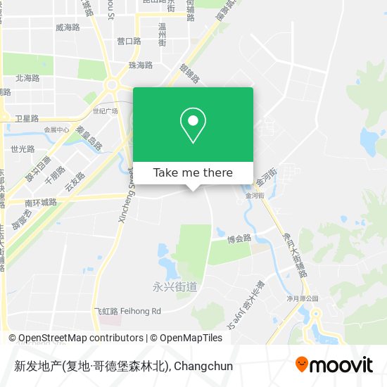 新发地产(复地·哥德堡森林北) map