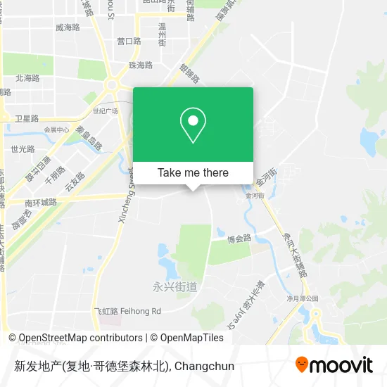 新发地产(复地·哥德堡森林北) map