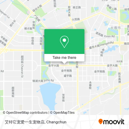 艾特它宠爱一生宠物店 map