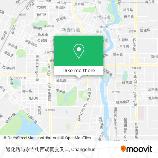 通化路与永吉街西胡同交叉口 map