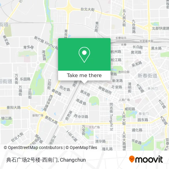 典石广场2号楼-西南门 map