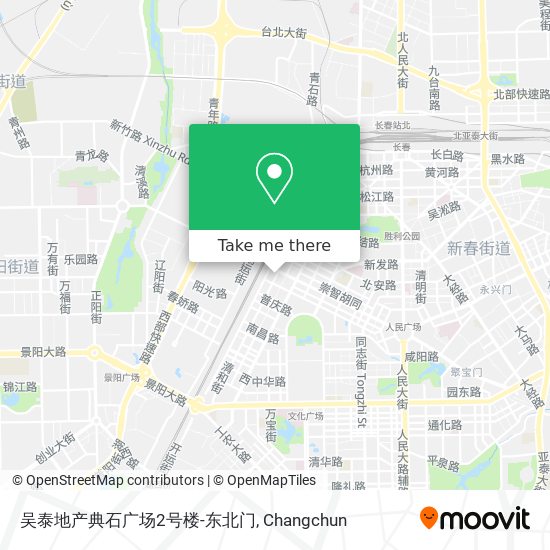 吴泰地产典石广场2号楼-东北门 map