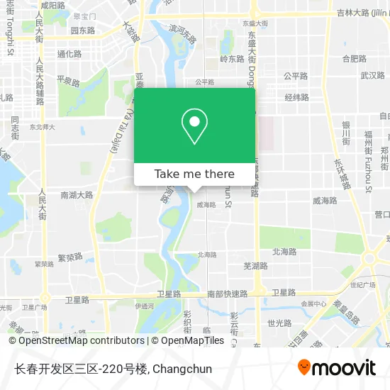 长春开发区三区-220号楼 map