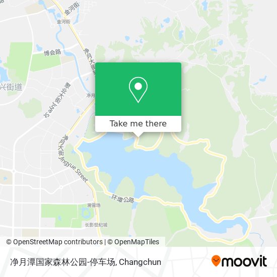 净月潭国家森林公园-停车场 map