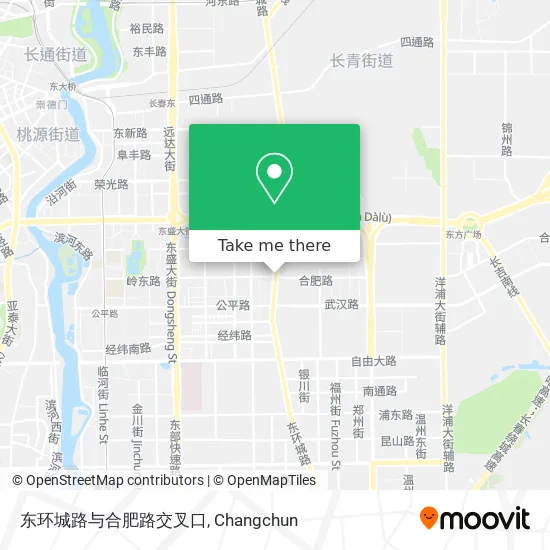 东环城路与合肥路交叉口 map