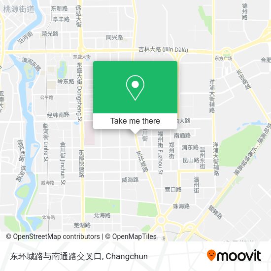 东环城路与南通路交叉口 map