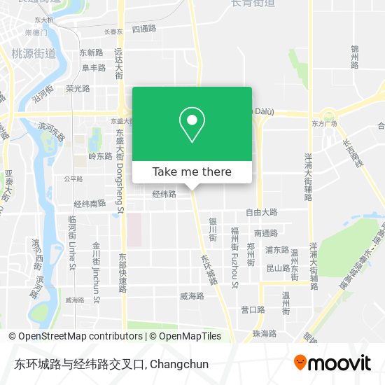 东环城路与经纬路交叉口 map