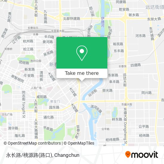 永长路/桃源路(路口) map