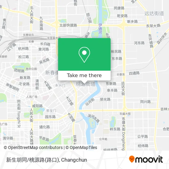 新生胡同/桃源路(路口) map