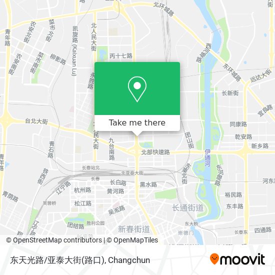 东天光路/亚泰大街(路口) map