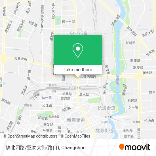 铁北四路/亚泰大街(路口) map