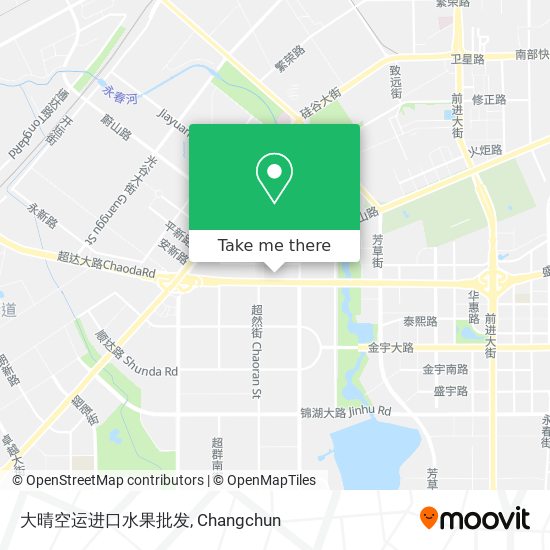 大晴空运进口水果批发 map