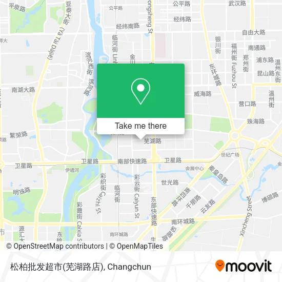 松柏批发超市(芜湖路店) map