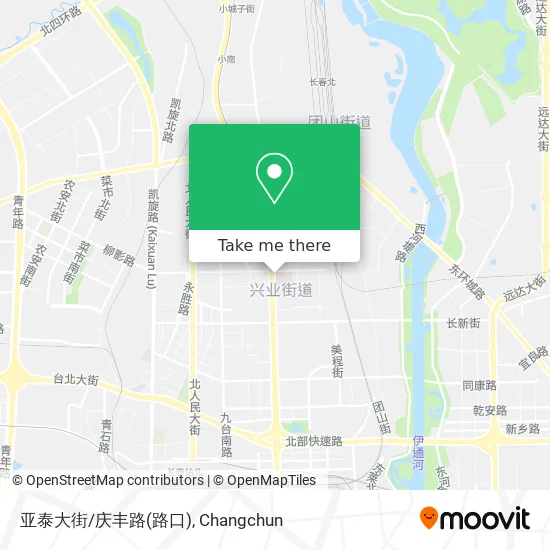 亚泰大街/庆丰路(路口) map