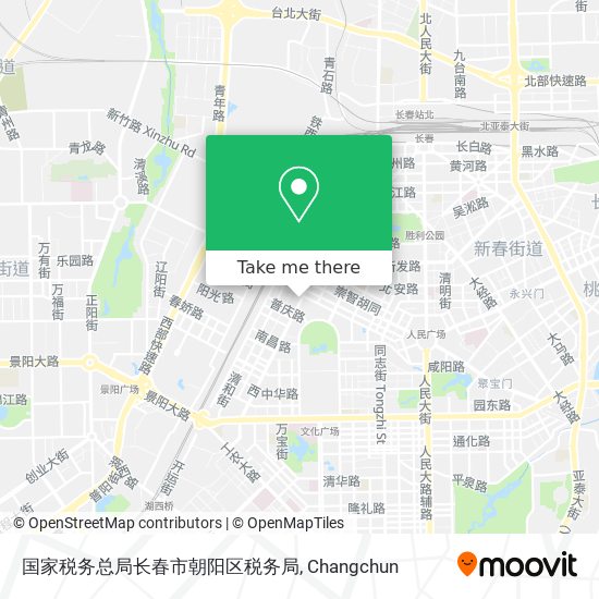 国家税务总局长春市朝阳区税务局 map