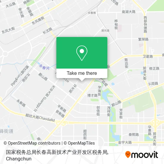 国家税务总局长春高新技术产业开发区税务局 map