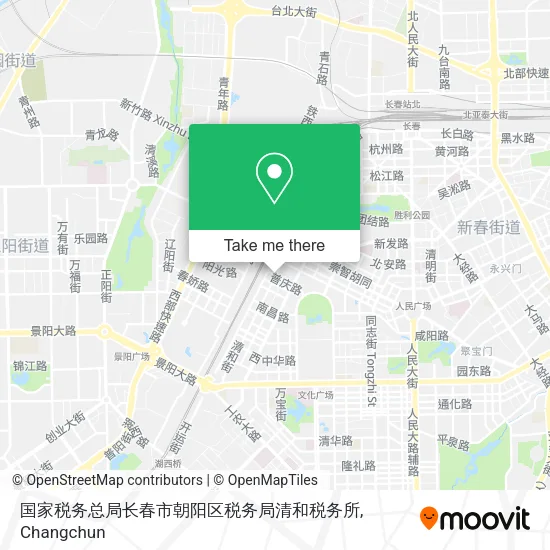 国家税务总局长春市朝阳区税务局清和税务所 map