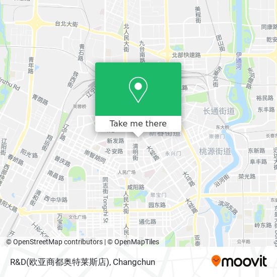 R&D(欧亚商都奥特莱斯店) map