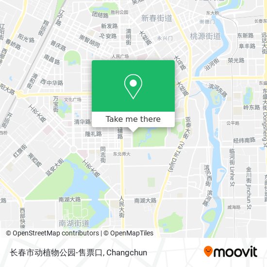 长春市动植物公园-售票口 map