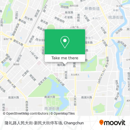 隆礼路人民大街-新民大街停车场 map