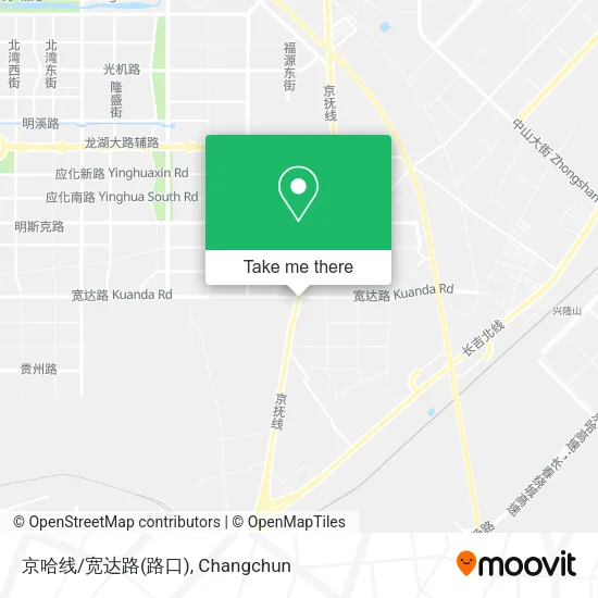 京哈线/宽达路(路口) map