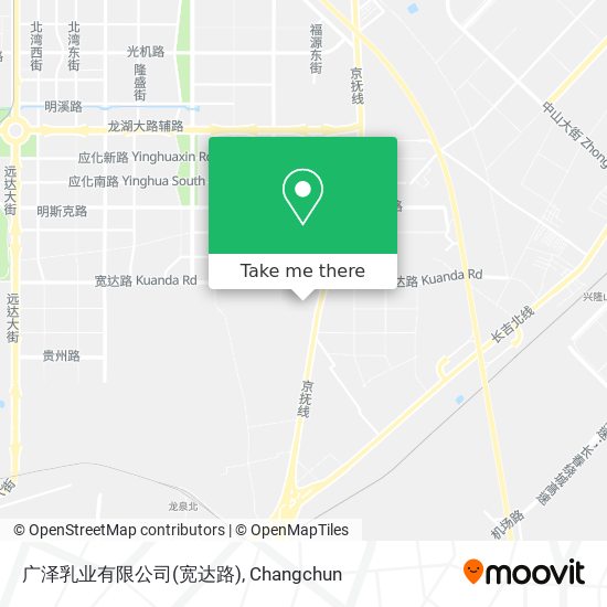 广泽乳业有限公司(宽达路) map