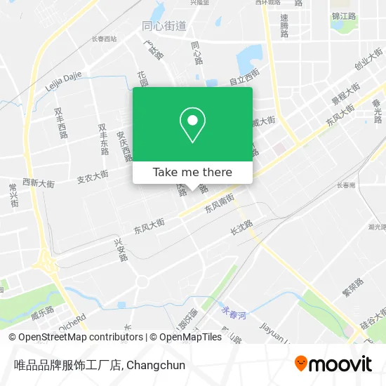 唯品品牌服饰工厂店 map