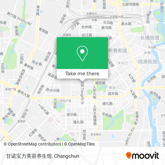 甘诺宝力美容养生馆 map