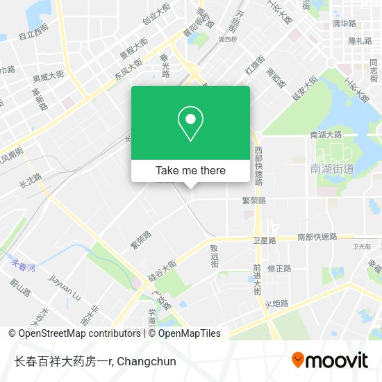 长春百祥大药房一r map