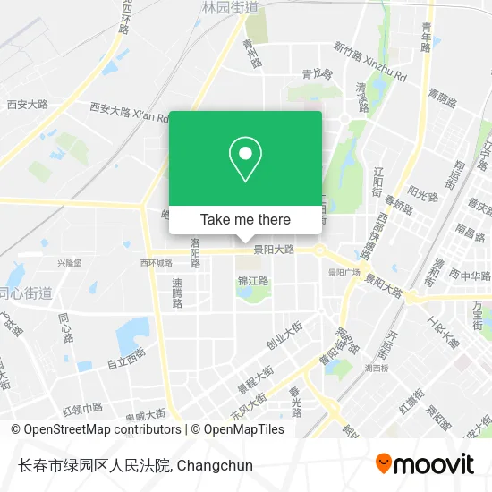 长春市绿园区人民法院 map