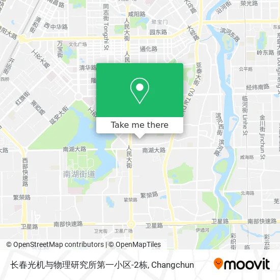 长春光机与物理研究所第一小区-2栋 map