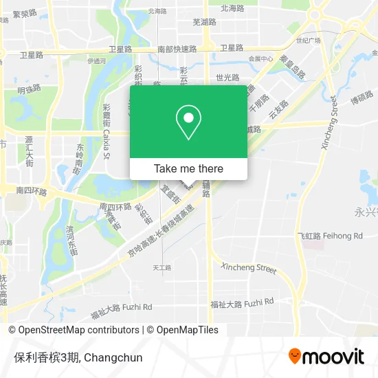 保利香槟3期 map