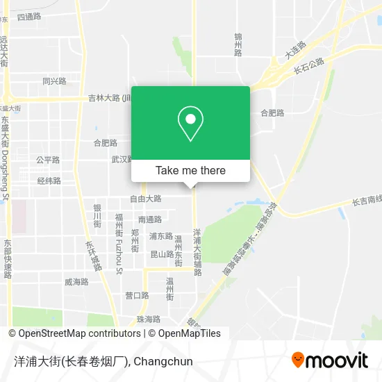 洋浦大街(长春卷烟厂) map