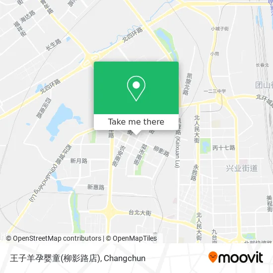 王子羊孕婴童(柳影路店) map