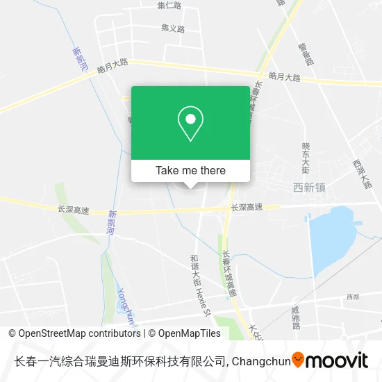 长春一汽综合瑞曼迪斯环保科技有限公司 map