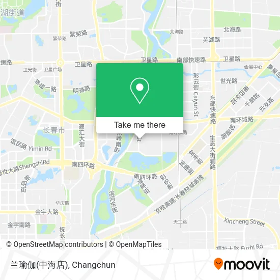 兰瑜伽(中海店) map