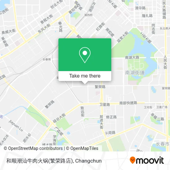 和顺潮汕牛肉火锅(繁荣路店) map