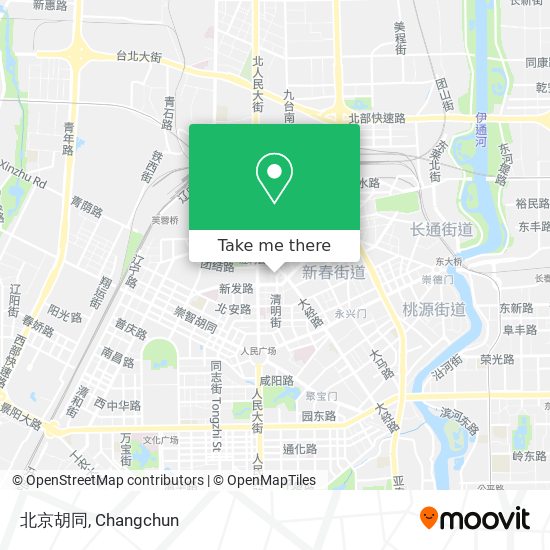 北京胡同 map