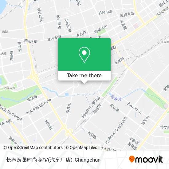 长春逸巢时尚宾馆(汽车厂店) map