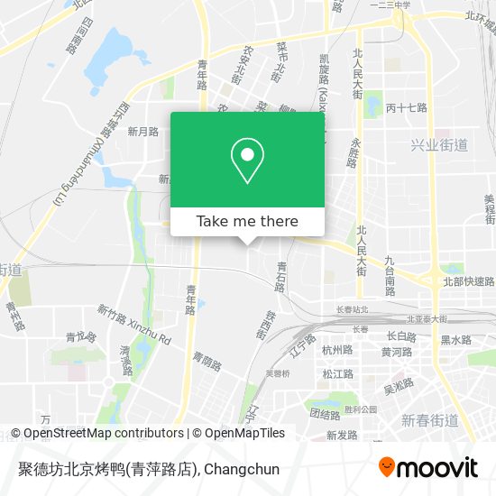 聚德坊北京烤鸭(青萍路店) map