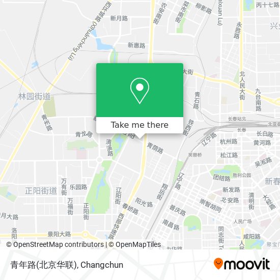 青年路(北京华联) map