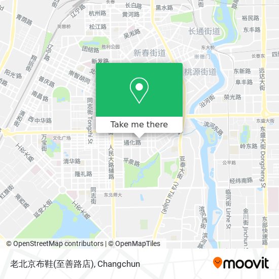 老北京布鞋(至善路店) map