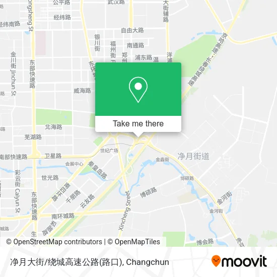 净月大街/绕城高速公路(路口) map
