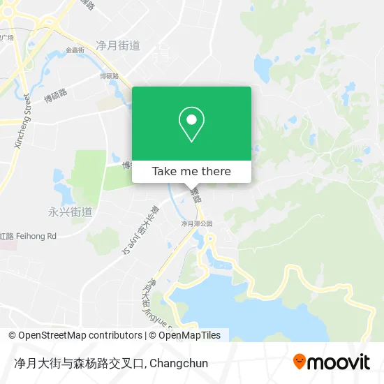 净月大街与森杨路交叉口 map
