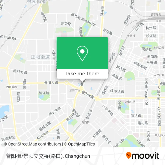 普阳街/景阳立交桥(路口) map
