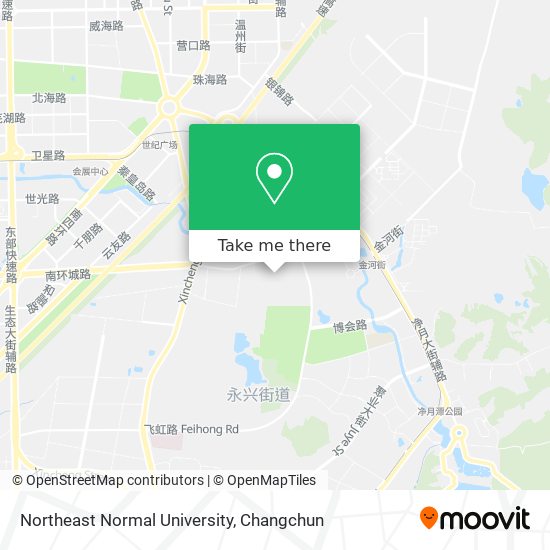 Northeast Normal University map